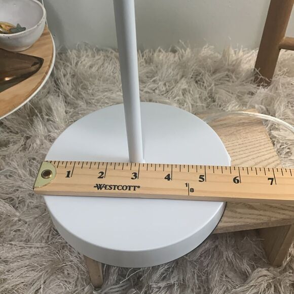 Target Project 62 White Dome Side Table Lamp With Base Outlet - Picture 7 of 17